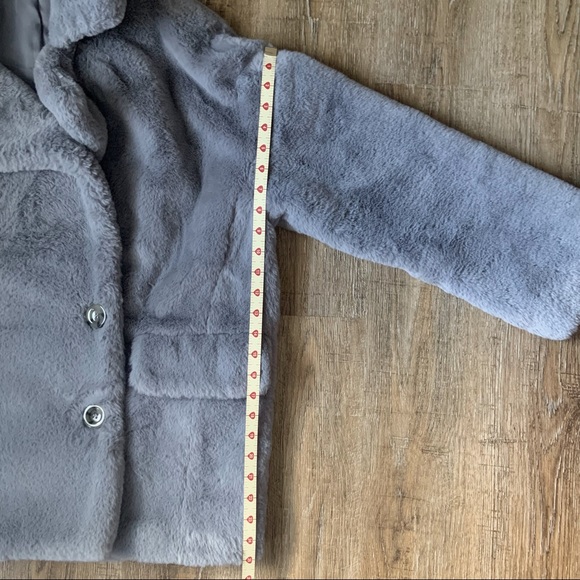 Free People Faux fur Button front Jacket Medium - Picture 8 of 16